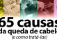 65 causas da queda de cabelo feminino e masculino (e como trata-las)