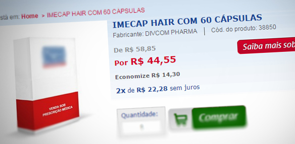 Imecap Hair preço